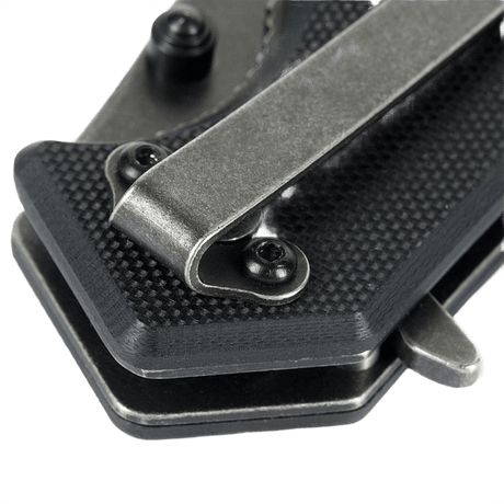 Detaljbild av M-Tac Outdoor & Militär fällkniv - Type 8 med robust handtag, lämplig för EDC-utrustning och taktisk användning.
