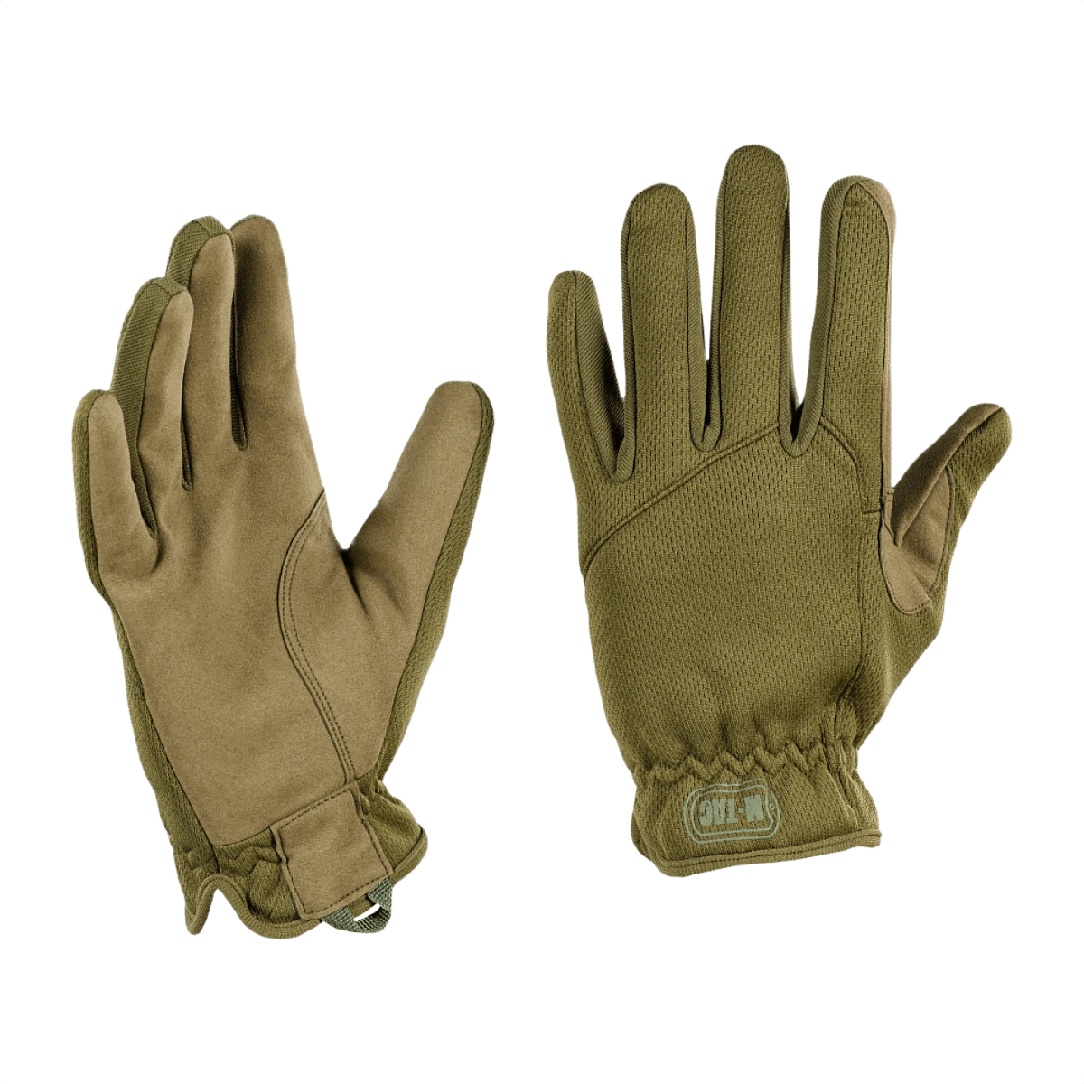 M-Tac Handsker Scout Tactical Mk.2 med syntetisk læder til beskyttelse og holdbarhed, perfekte til værktøjshåndtering.