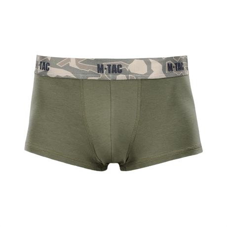 M-Tac Herre Boxer 93/7 i olivengrøn med bred elastik for komfort og fri bevægelighed.