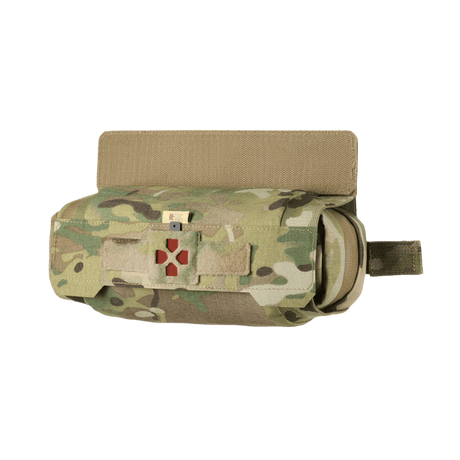 M-Tac Horizontal Medical Pouch ROLL Elite i Cordura 500D, multicamouflage, monteringsvänlig medicinficka för plate carrier.