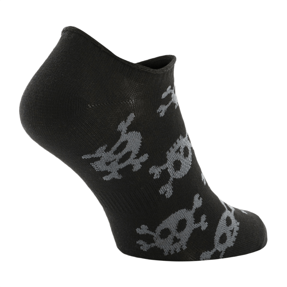 M-Tac Let Sommersokker Pirate Skull i sort med ergonomisk pasform til løb og udendørs aktiviteter i varmt vejr, piratmotiv