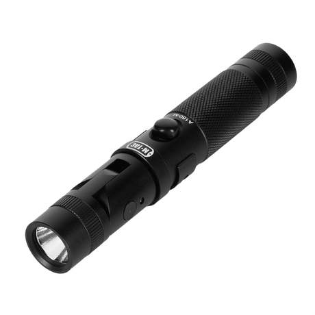 M-Tac Ficklampa A180 med justerbar ljusriktning och magnet, aluminiumhus, väger 81 g, 140 lumen ljusstyrka, LED CREE XPG2.