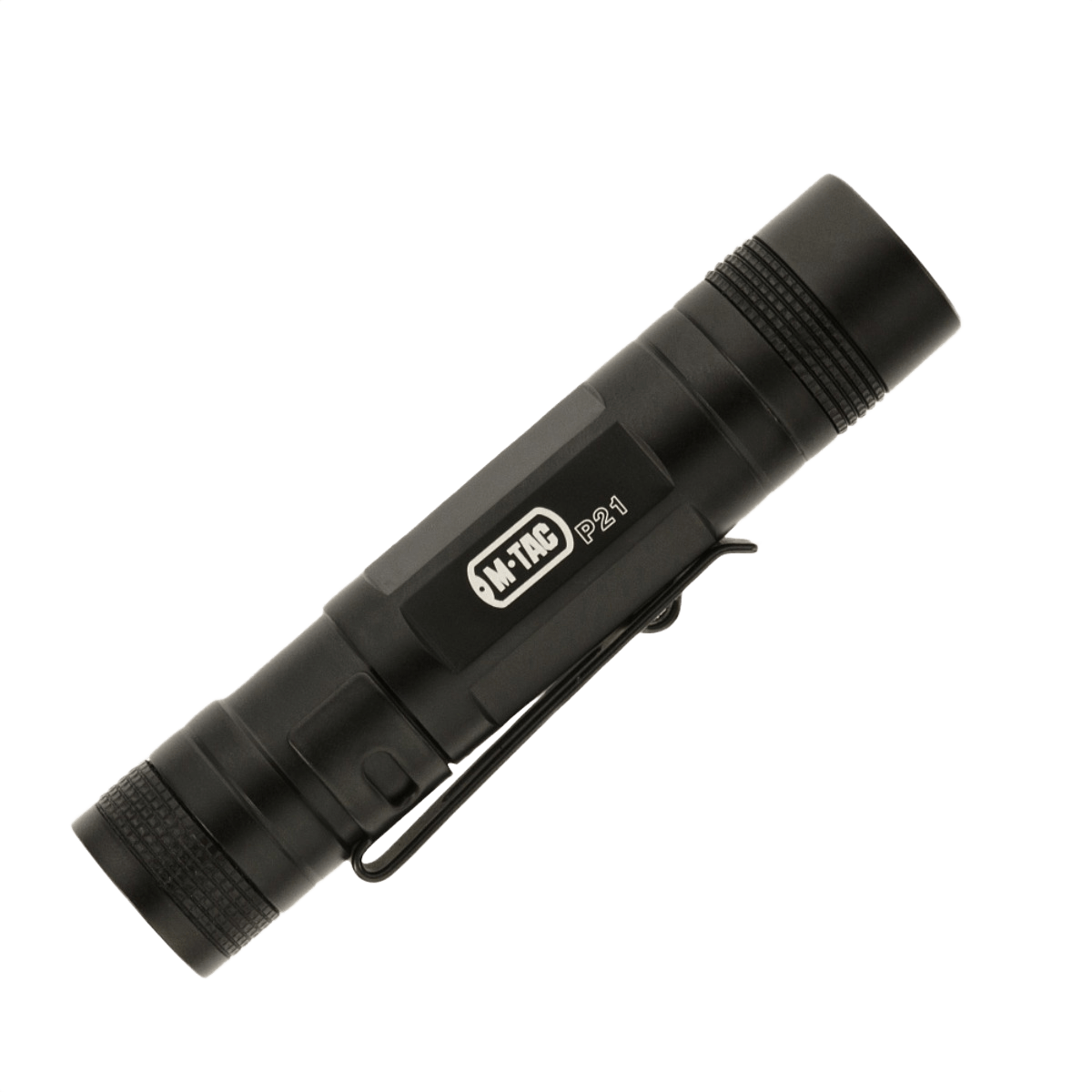 M-Tac Lommelygte P21, kompakt og kraftfuld LED-lommelygte, ideel til EDC-kit, outdoor og hverdagsbrug.