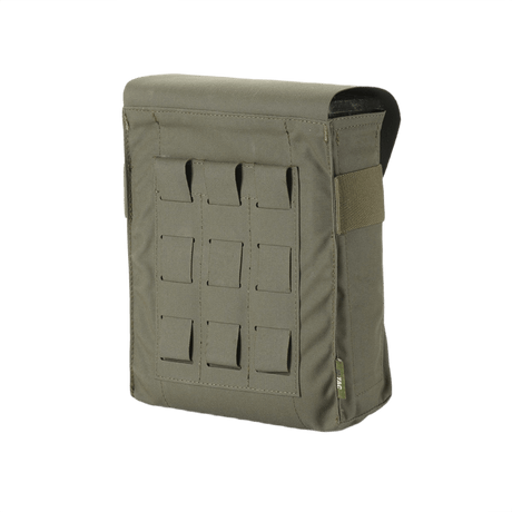 M-Tac Pouch til M249 Cartridge Box Closed i Cordura 500D, designad för 200 patroner med velcro-flik och elastisk rem för säker montering