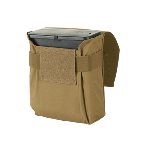 M-Tac Pouch till M249 Cartridge Box Closed i slitstarkt Cordura 500D, lämplig för transport och säkring av 200 patroner under stridsoperationer.
