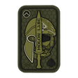 M-Tac Patch Molon Labe 3D PVC morale patch med gummi materiale, 3D-effekt og velcro, inspireret af 300 spartanerne, dimensioner 108x68 mm.