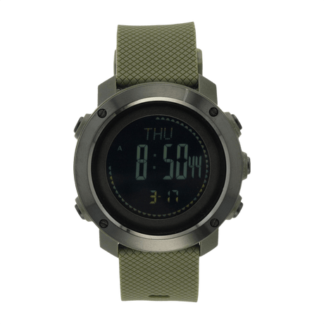 M-Tac Multifunktionellt Taktiskt ur med avancerade funktioner som altimeter, barometer och vattenavvisande design för friluftsliv och militärt bruk