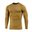 M-Tac Level I Polartec Thermal Shirt i brun med anatomisk passform, för optimal termoreglering, perfekt som vinterbaslager.