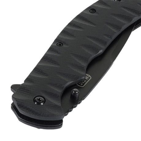 M-Tac Outdoor & Militär fällkniv - Type 4 med G10-komposithandtag, taktisk design, klinga i kromat rostfritt stål.