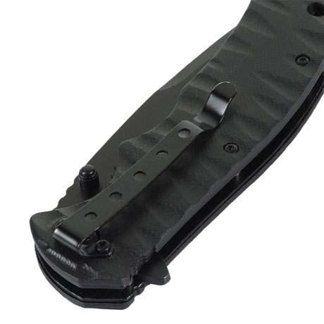 M-Tac Outdoor & Militär fällkniv - Type 4 med G10-komposithandtag, designad för taktisk användning och lång hållbarhet.