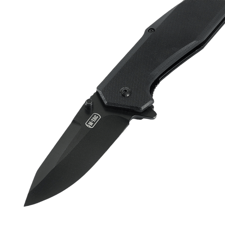 M-Tac Outdoor & Militär fällkniv - Type 5 med klinga i kromat rostfritt stål och aluminiumhandtag, ultralätt taktisk design.
