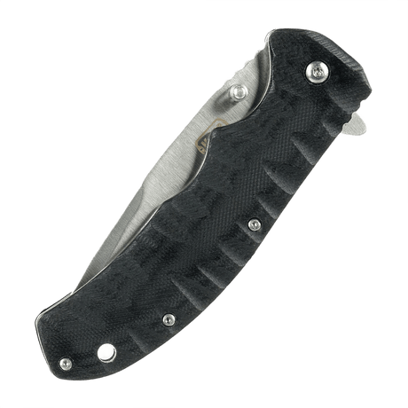 M-Tac Outdoor & Militär fällkniv - Type 8, kompakt taktisk design med kromat rostfritt stålblad och ergonomiskt handtag.
