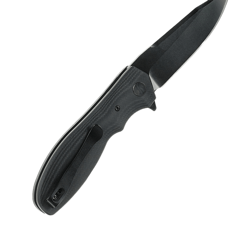 M-Tac Outdoor & Militär fällkniv - Type 8 med Clip Point-bladdesign i rostfritt stål, lämplig för taktisk användning och EDC-utrustning.