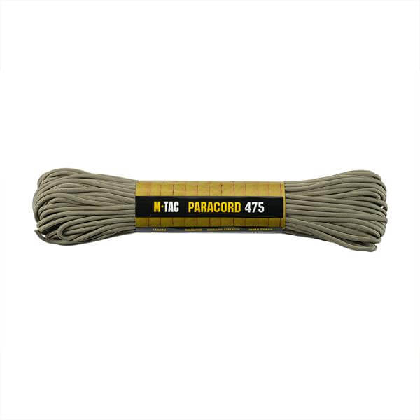 M-TAC Paracord 475, 15m stærk 100% nylon line til outdoor-aktiviteter, robust og let, perfekt til camping og lejropstilling.