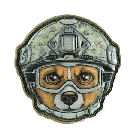 M-Tac Patch Emoji #11 med 3D-effekt och Velcro, rolig och taktisk morale patch, perfekt för kläder och utrustning.
