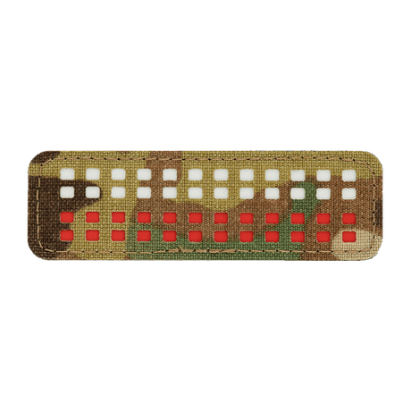 M-Tac Patch Flag 25x80 Mini Squares - slitstark Cordura 500D-patch med velcro för taktik, klippt med precis Laser Cut, i modern design.