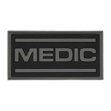 M-Tac Patch Medic PVC 3D för medicinsk personal, tillverkad av flexibelt PVC med 3D-effekt och Velcro för enkel fästning, 70x35 mm.