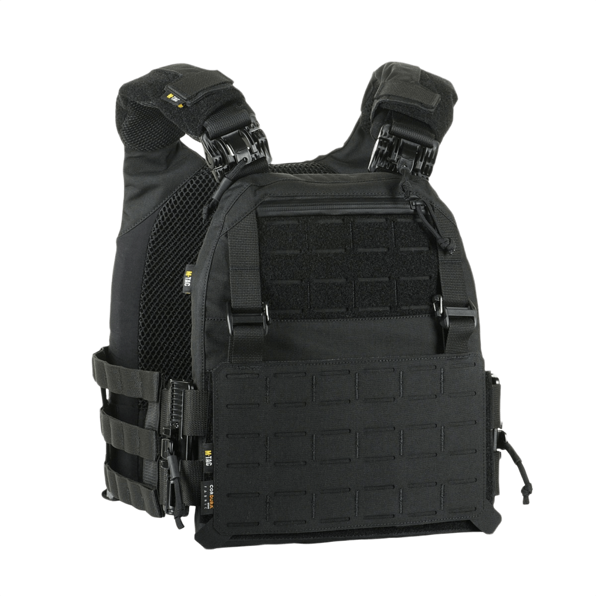 M-Tac Plate Carrier Cuirass FAST QRS Gen.II, beskyttelsesvest med hurtig-lås og holdbart Cordura 500D materiale, sort.