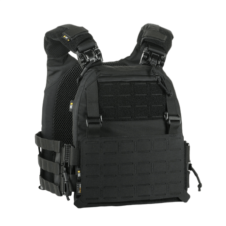 M-Tac Plate Carrier Cuirass FAST QRS Gen.II, skyddsväst med snabbspänne och slitstarkt Cordura 500D, svart.