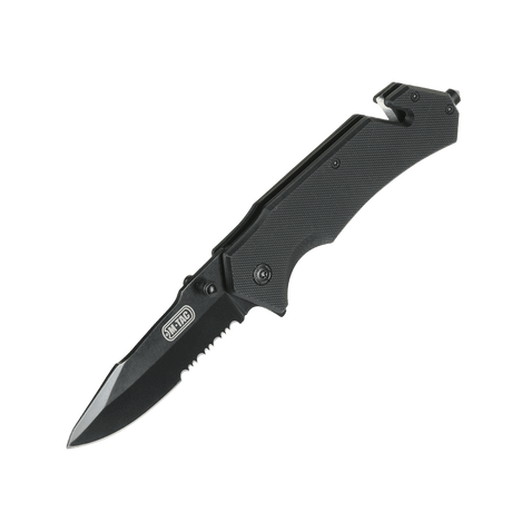 M-Tac hopfällbar kniv Type 3 med svartlackerat kromstålblad och ergonomiskt handtag.