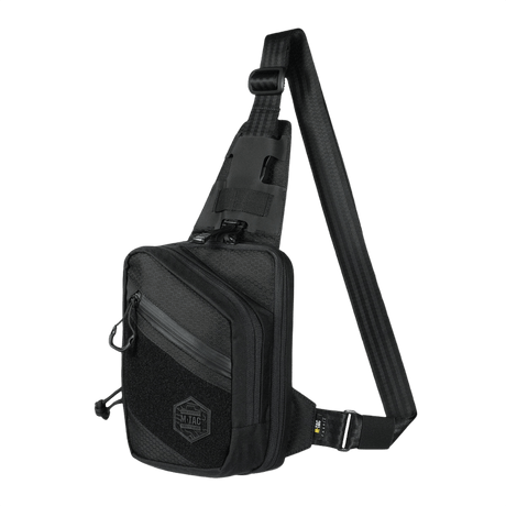 M-Tac Sling Pistolväska Elite Hex med Velcro i slitstarkt Cordura-material, designad för dold vapenbärning, med justerbar rem.