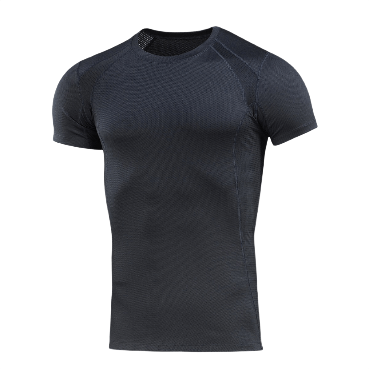 Sort M-Tac T-Shirt Sweat-Wicking Athletic Gen.II med anatomisk pasform og svedtransporterende egenskaber, ideel til træning og løb.