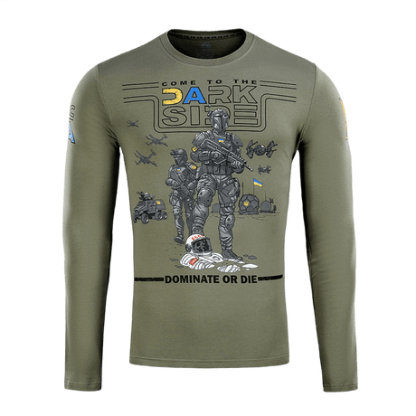 M-Tac T-Shirt UA Side Langærmet med militært design i bomuld og elastan