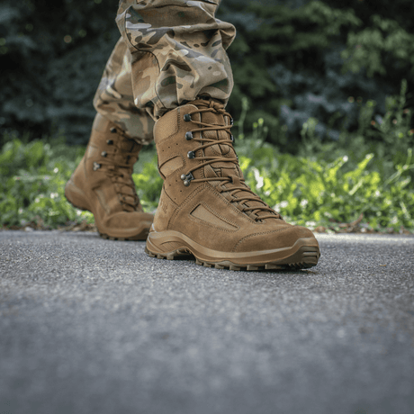 M-Tac taktiska sommarskor för komfort i terräng, tillverkade av läder och Cordura, idealiska för varma dagar