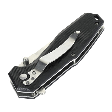 M-Tac Outdoor & Militär fällkniv - Type 5 med aluminiumhandtag och G10-kompositgrepp, ihopfälld.
