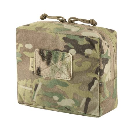M-Tac Utility Taske Elite Medium i multicam camouflagetyg med rymligt huvudfack och kraftig dragkedja, visad i galleri position 1.