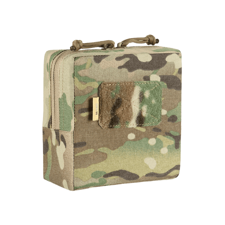 M-Tac Utilityväska Elite Small i camouflagemönster med slitstarkt nylon, velcrofält och dubbla dragkedjor, visad i galleri position 1.