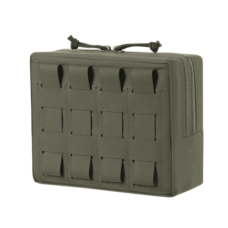 M-Tac Utilityväska Elite Medium i slitstarkt material med MOLLE-system och dubbla dragkedjor för säker förvaring, visad i galleri position 1.