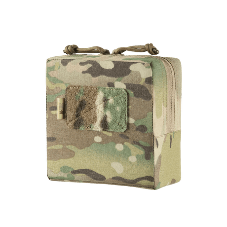 M-Tac Utilityväska Elite Small i camouflagemönster med robust nylon, velcrofält och dubbla dragkedjor, visad i galleri position 1.