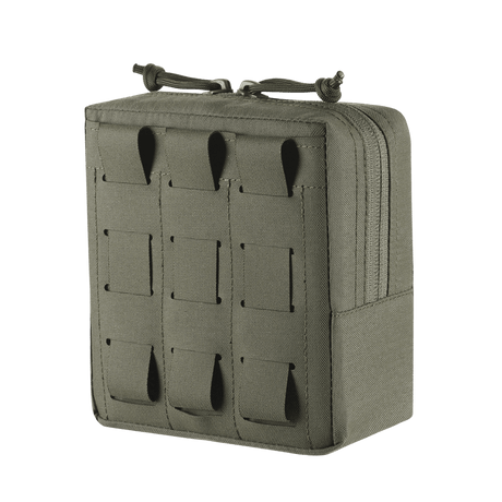 M-Tac Utilityväska Elite Small i slitstarkt nylon med MOLLE-loopar och dubbla dragkedjor för modulär fästning, visad i galleri position 1.