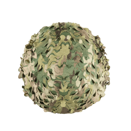 M‑Tac Vilha Hjelmcover Elite i MULTICAM-camouflage til FAST hjelme, designet til beskyttelse og justerbar pasform med Cordura 500D.