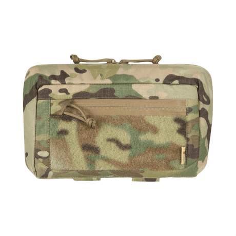 M-Tac Admin Pouch Large Elite Gen.II i camouflage, avsedd för förvaring med AquaGuard-dragkedja och Velcro för tillbehör.