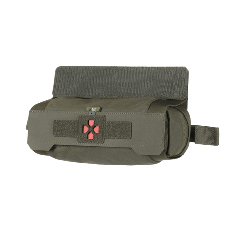 M-Tac Horizontal Medical Pouch ROLL Elite i Cordura 500D för minimal platsanvändning och bekväm bärkomfort på plate carriers.