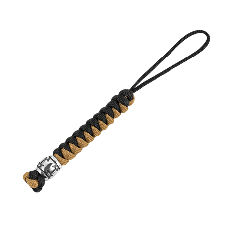 M-Tac Lanyard Viper Cossack Cross V.2 gjord av paracord med Templar-kors design och metallpärla; funktionstillbehör för knivar