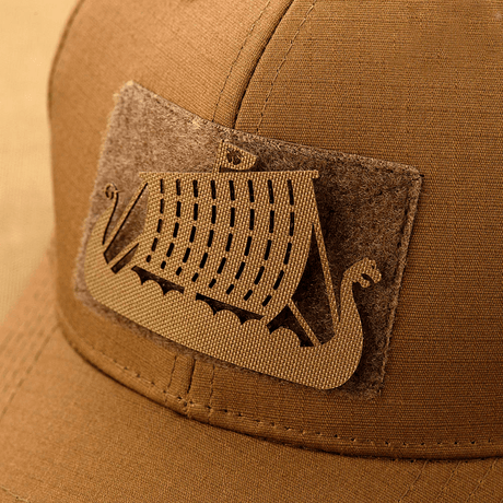 M-Tac Patch Drakkar Laser Cut – Vikingaskepp visar vikingaskepp på hatt.