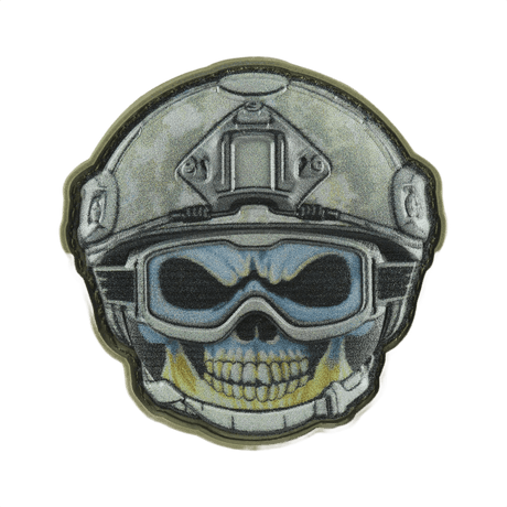 M-Tac Patch Emoji #5 i PVC med 3D-effekt och Velcro; rolig morale patch för kläder och utrustning, 6.5 x 6.5 cm
