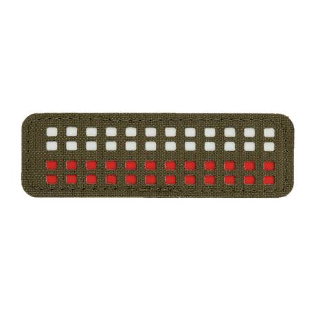 M-Tac Patch Flag 25x80 Mini Squares i hållbar Cordura 500D med Laser Cut-design och velcromontering, perfekt för taktik och stil.