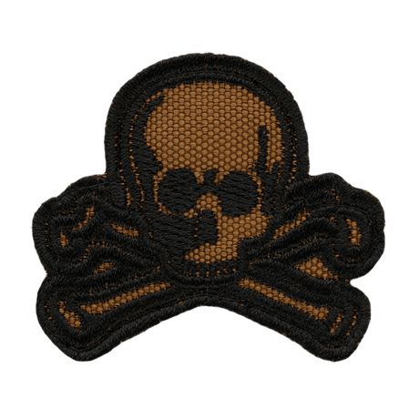 M-Tac Patch Old Skull Velcro i 3D med realistiskt utseende, enkel fästning på uniformer och utrustning, textilmaterial, 45x55 mm.