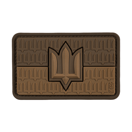 M-Tac patch Ukraine Flag med ZSU Trident PVC med trident-symbol som representerar ukrainsk statsmakt och självständighet