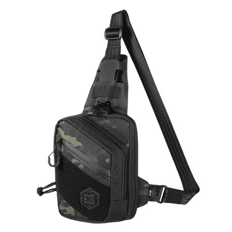 M-Tac Sling pistolväska Elite Hex med Velcro i slitstarkt Cordura 1000D, designad för bekväm och dold bäring av vapen.