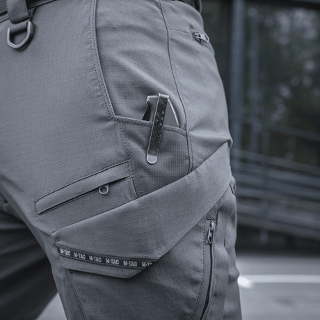 M-Tac Bukser Aggressor Summer Flex med åndbart Rip-Stop nylonstof og taktisk design, ideelle til varmt vejr og komfort