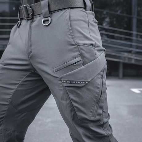 M-Tac Bukser Aggressor Summer Flex i let og åndbart Rip-Stop nylon, ideelle til varmt vejr og taktisk anvendelse.