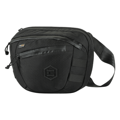 M-Tac Sphaera Hex Hardsling Bag Large Elite i svart med justerbar rem och rymlig design för förvaring.