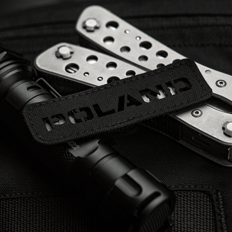 M‑Tac Patch Poland End-to-End 25x80 perforerad Cordura 500D-patch med laserskuren design, fäst på utrustning med velcro.