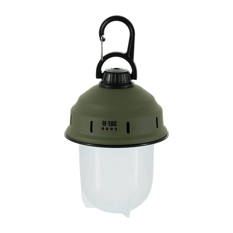 M-Tac Turist Hänglampa i retrodesign med LED-teknik och 200 lumen ljusstyrka, idealisk för camping, fiske och jakt.