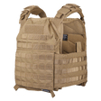 EA Plate Carrier Khaki i galleri position 1 med modulært design, robust materiale og NIJ-certificering til professionel kropsbeskyttelse.